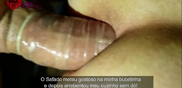  Cristina Almeida no Gloryhole 5 filme 2, o corno do marido filma enquanto é humilhado por ela, o fã Fábio entra na cabine, mete na bucetinha e no cuzinho, e depois faz ela engolir todo o leitinho.